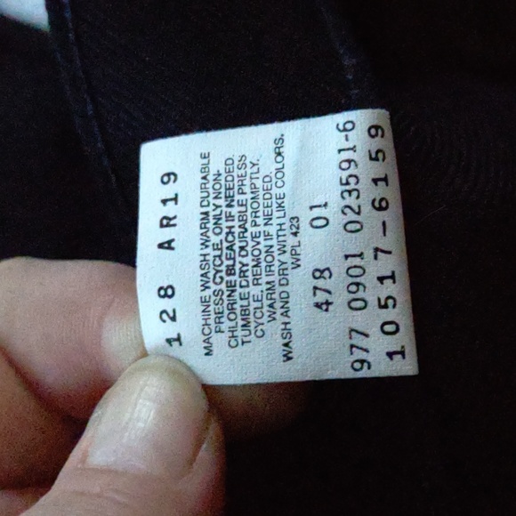 Men's Black Label Levi's Action Pants Size 44X32 - Picture 4 of 8